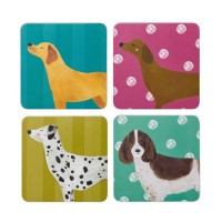 Podkładki Pieski 10,5x10,5 cm, 4 szt CT