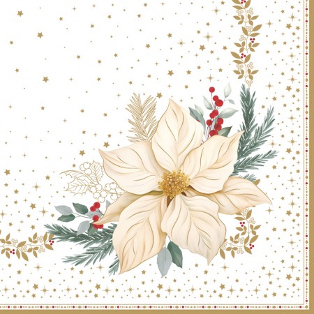 Serwetki White Elegance 33x33 Easy Life