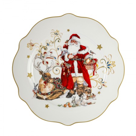 Talerz obiadowy Mikołaj 27cm Magnoble