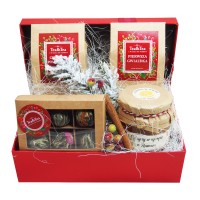 Zestaw herbat i cytryny w syropie z rumem