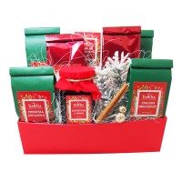 Zestaw 7 herbat i konfitura