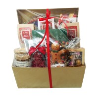 Zestaw z herbatami, kawą i słodyczami