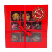 Zestaw 9 herbat kwitnących w pudełku