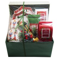 Zestaw z herbatami i porcelaną