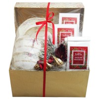 Zestaw z herbatami i porcelaną