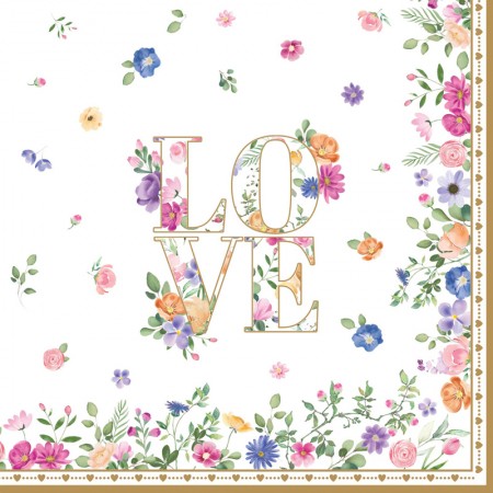 Serwetki Mon Amour 33x33 cm 20 szt. Easy Life
