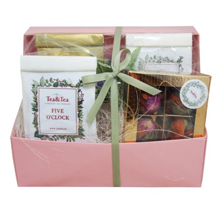 Pudełko prezentowe z herbatami