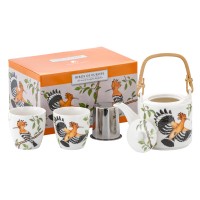 Zestaw dzbanek z czarkami Dudek by Agata Hajdecka 600ml