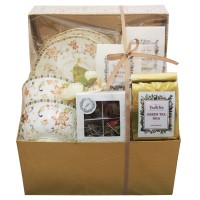 Pudełko prezentowe 2 filiżanki z herbatami