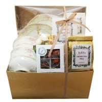 Pudełko prezentowe 2 filiżanki z herbatami