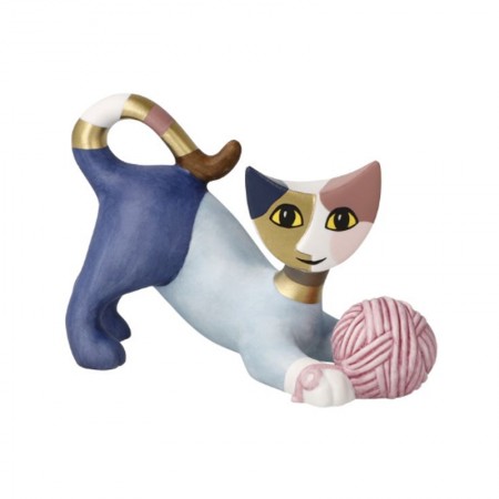 Figurka kota Gioco Col Gomitolo 6 cm Rosina Wachtmeister Goebel