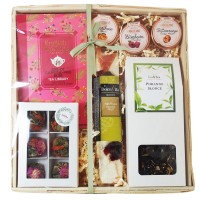 Zestaw herbaciany ze słodyczami