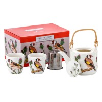 Zestaw dzbanek z czarkami Szczygieł by Agata Hajdecka 600ml