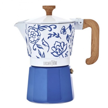 Kawiarka Venice Blue Fiorato 290ml La Cafetiere Randwyck