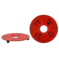 Podstawka Żeliwna pod Dzbanek Czerwona