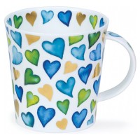 Kubek Cairngorm Lovehearts Blue 480ml Dunoon