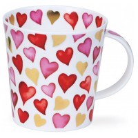 Kubek Cairngorm Lovehearts Red 480ml Dunoon