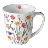 Kubek Flowers in Spring 400ml Ambiente