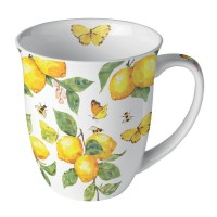 Kubek Fresh Lemons White 400ml Ambiente