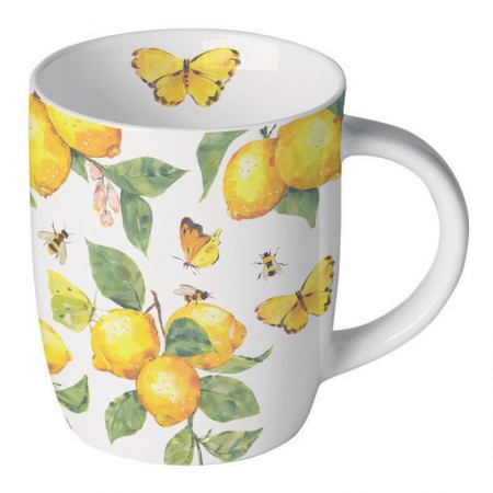 Kubek Fresh Lemons White 200ml Ambiente