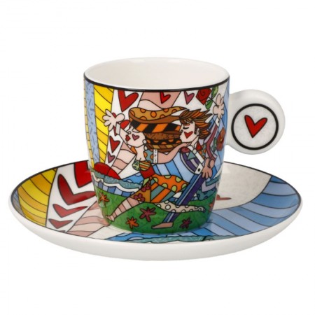 Filiżanka espresso Falling 100ml Romero Britto Goebel