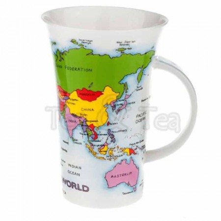 Kubek Glencoe Map of the World 500ml Dunoon