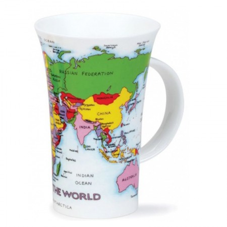Kubek Glencoe Map of the World 500ml Dunoon