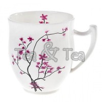Kubek Kwiat Wiśni pękaty 320ml Tea Logic